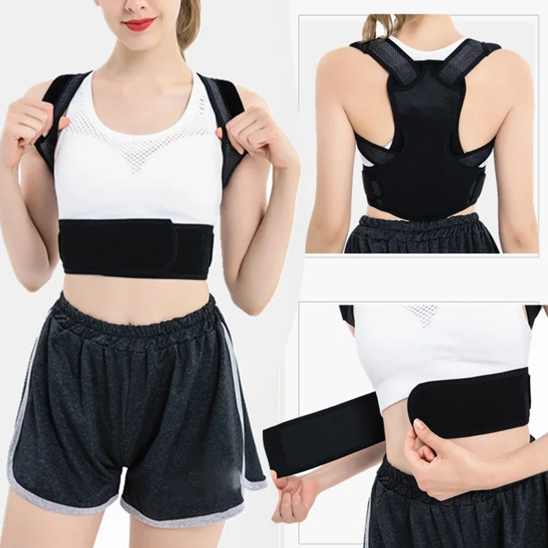 Posture Corrector Shoulder Back Pain Relieve Spine Straightener Back Support Kids Brace adults child Prevent hunchback 4