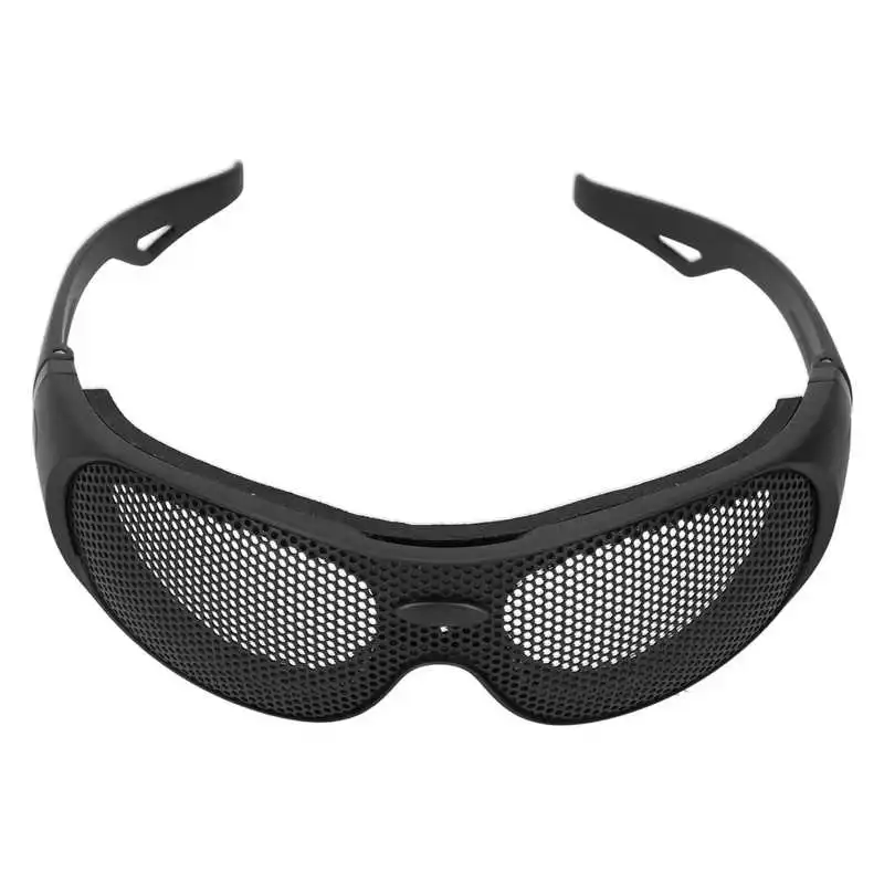 Impact Resistant Glasses Safety Goggles Iron Mesh Pattern UV400 for Military Fans CS Outdoor Game Safety protective goggles,protective glasses
