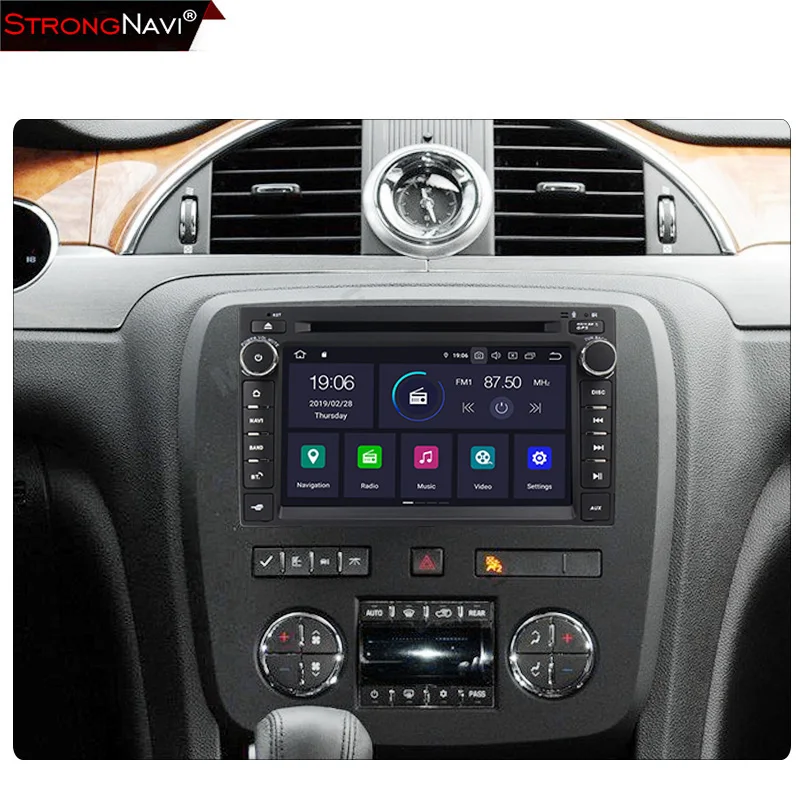 Best 4+64G IPS screen DSP 7Inch Android 9.0 Car Auto Radio For Chevrolet/Silverado/Tahoe/Monte GMC Yukon/Denali/Acadia  dvd GPS 5