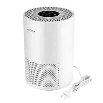 

Air Purifier with True HEPA Filter Actived Carbon Layer Filter Odor Allergies Eliminator Air Cleaner for Home Office