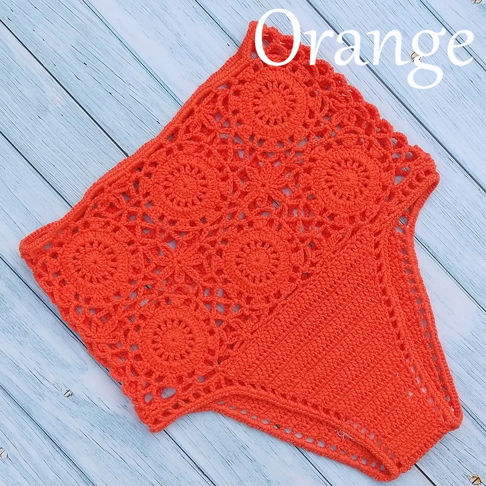 Elevate your swimwear collection with our High Waist Crochet Flower Bikini Bottoms. These stylish thong-style swimsuit shorts feature a delicate hollow-out design, perfect for adding a touch of elegance to your beachwear wardrobe.