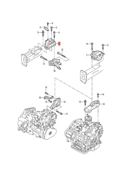 

Baofeng Engine Motor Mount 1K0199262AJ=1K0199262BD=1K0199262AA For VW GolfV/IV For Audi A3 For Seat Leon