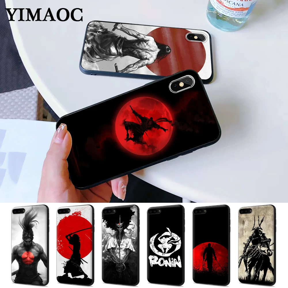 

Japan The samurai Ninja DIY Printing Drawing Silicone Case for iPhone 5 5S 6 6S Plus 7 8 X XS Max XR