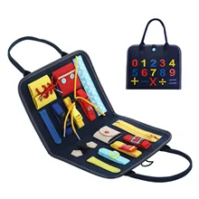 Planche de Puzzle Portable pour enfants, jouet sensoriel, apprentissage précoce, éducatif, Montessori