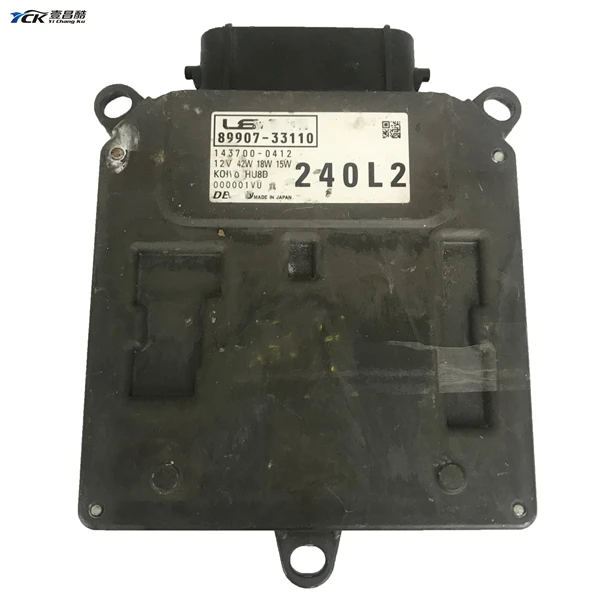 1х YCK 89908-33110 89907-33110 Светодиодный драйвер для фар используется аксессуары для автомобильных фар 143800-0412 143700-0412