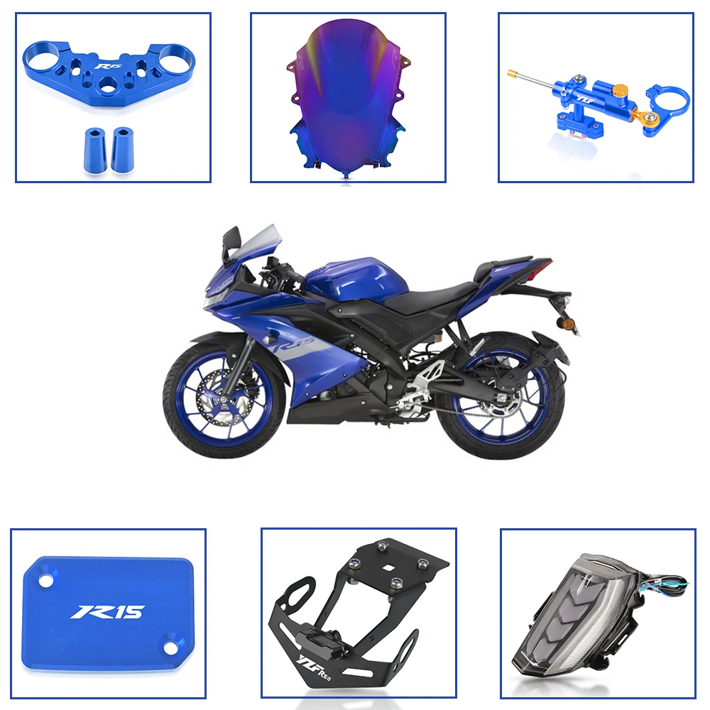 Для YAMAHA YZF R15 V3 2017 2018 2019 2020 мотоциклетная Передняя Тормозная жидкость крышка
