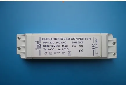 2022 New year hot sales!!! Electronic Driver Transformer for MR 16 MR 11 G4 DC12V  2.5A  2500MA 30W +1pcs led strip light free 10pcs constant voltage led electronic transformer driver 30w 2000ma for led light bulb mr16 dc12v save energy