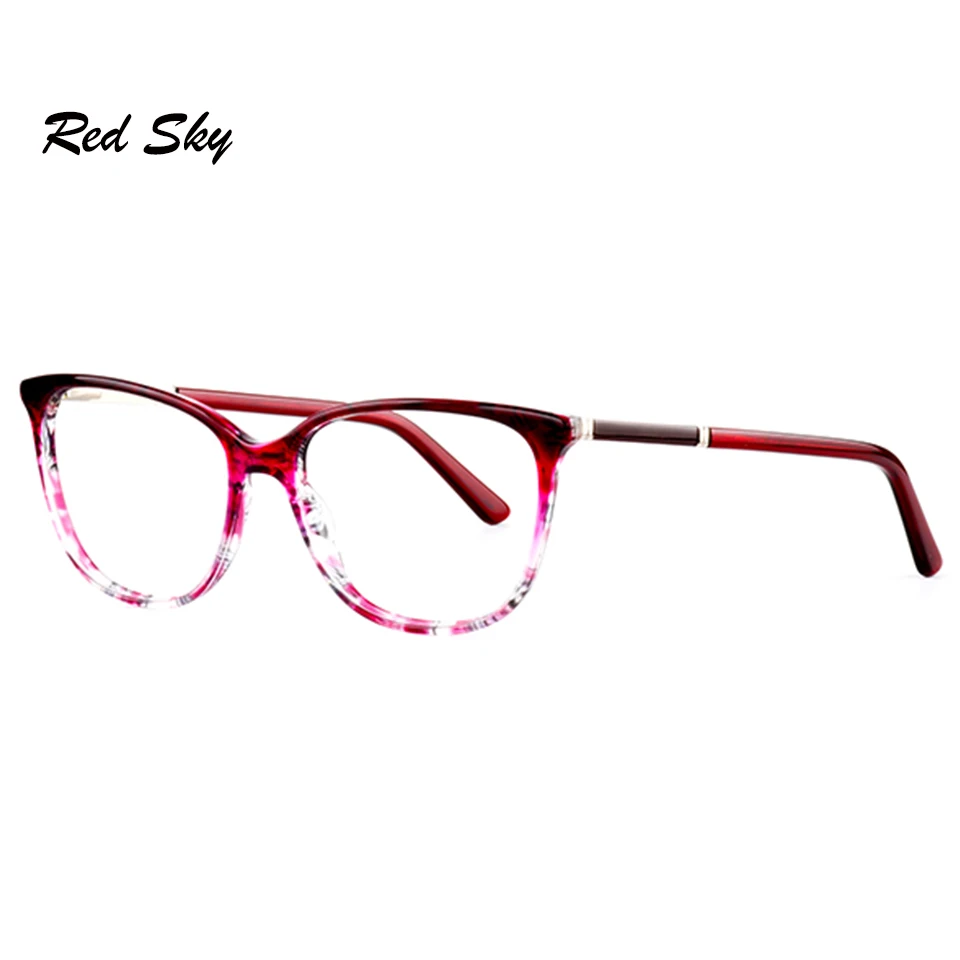 Acetate Optical Glasses Frame Women Metal Eyeglasses Prescription Myopia Presbyopia Spectalces Tortoise Luxury Designer | Аксессуары для