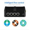 Fanless Mini PC Server Firewall Intel Celeron J1900 J4125 4LAN Gigabit Ethernet Mini Computador Windows 10 PfSense Linux Router 2
