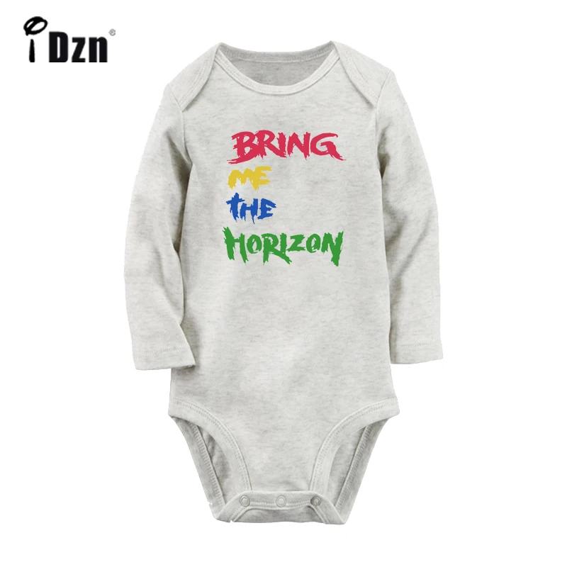 Bring me The horizon Band панк-рок-группа ADICTS, боди для новорожденных, комбинезоны с длинными рукавами для малышей, хлопковая одежда - Цвет: JcBaby263GC