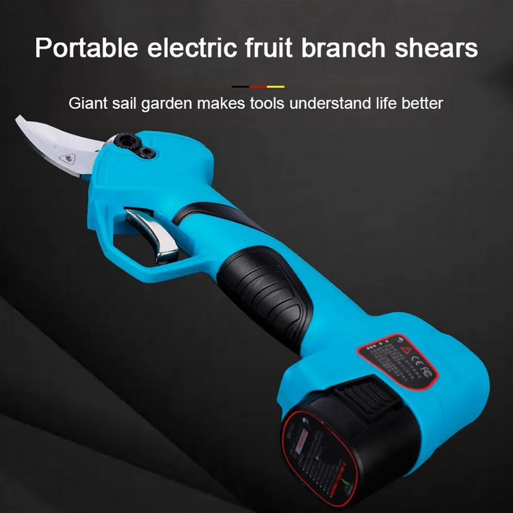 Cordless Electric Rechargeable Lithium Pruning Shears Secateur Branch 16.8V 21V 