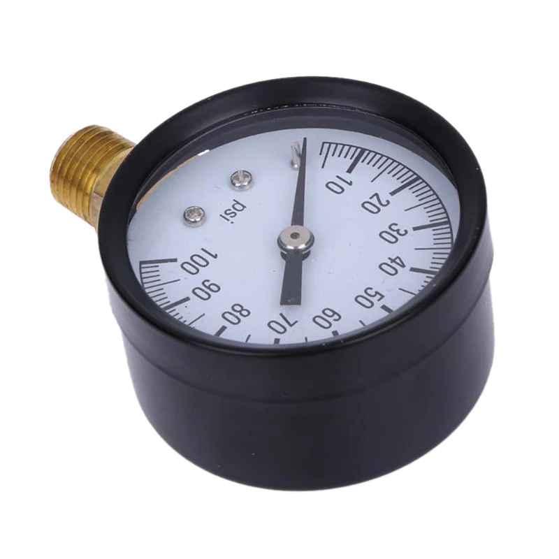 Ts-50-100Psi 1/4 дюйма скважинный насос Манометр давления воды Манометр