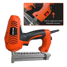 220 В/240 В Электрический гвоздь пистолет прямой код двойного назначения гвоздильщик доска пластиковые пластины гвоздильщик Деревообрабатывающие инструменты