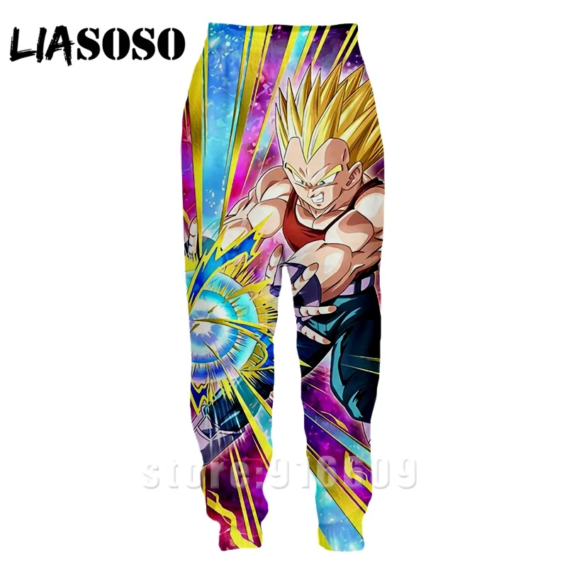 6 LIASOSO, мужские и женские спортивные штаны с 3d принтом, популярные аниме DBZ Dragon Ball Z Super Saiyan Goku, повседневные тренировочные штаны, штаны для бега - Цвет: 6