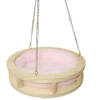 

AFBC Style Pet Hammock Hamster Hanging Bed Small Animal Warm House Snuggle Hut for Squirrel Chinchilla Sleeping -L