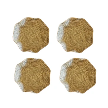 

4Pcs the Petal-Shaped Wavy Straw Is Suitable for Fruit, Melon Seeds, Peanuts, Bread or Creative Decoration