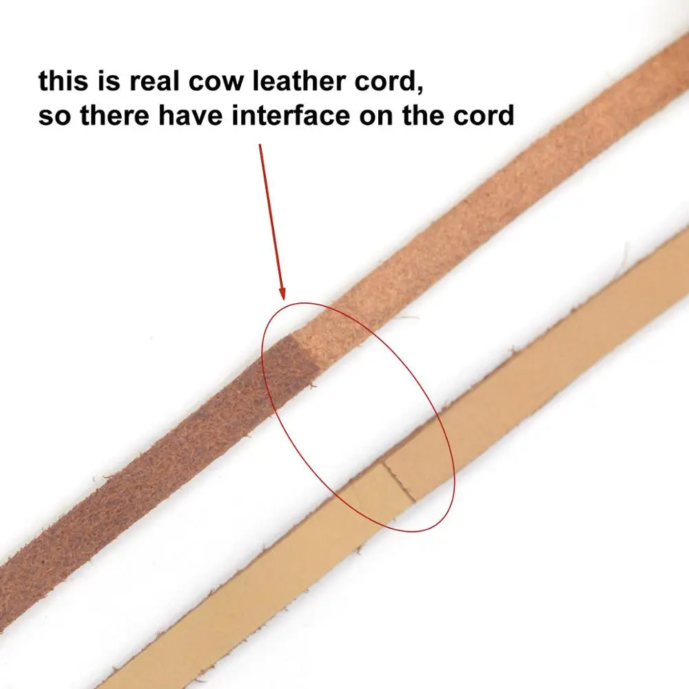 Leather Cord Leather Material Handmade Leather Cowhide Leather Cord Strip Flat Rope DIY Leather Craft Jewelry Bag Accessories 2Yards