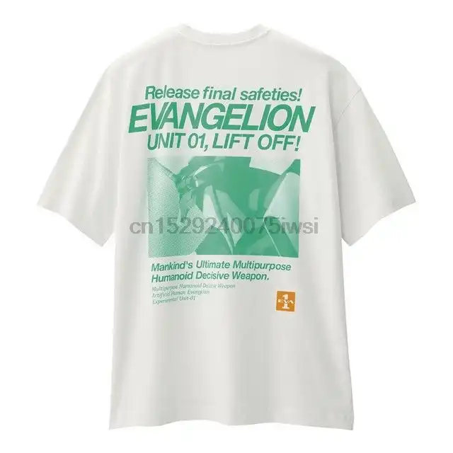 Moximum割引evongelion Guメンズcolloborotionビッグtシャツ半袖100 コットンメンズtシャツ Tシャツ Aliexpress