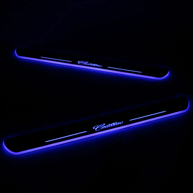 

SJ Custom Fit Trim Pedal Car Exterior Parts LED Door Sill Scuff Plate Auto Accessories light For Cadillac SRX 2011 2012 13 2014