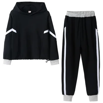 

Children Sets Girl Outfits Track Pants + Hooded Top Two Piece Set Kids Spring Autumn Suit Girls Fashion Outfits 8 10 12 Years