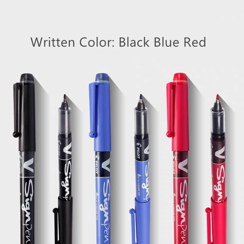 Ink Pen Pilot | Pilot Sign Pen V | Bold Signing Pen | Pilot Pens Bold | V-sign  Pen - 6pcs High - Aliexpress