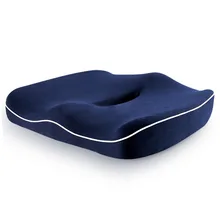 Coccyx Beautiful Buttocks Memory Cotton with Hollowing Design Cushion Protection Tail Anti-decubitus Fishing Cushion Solid