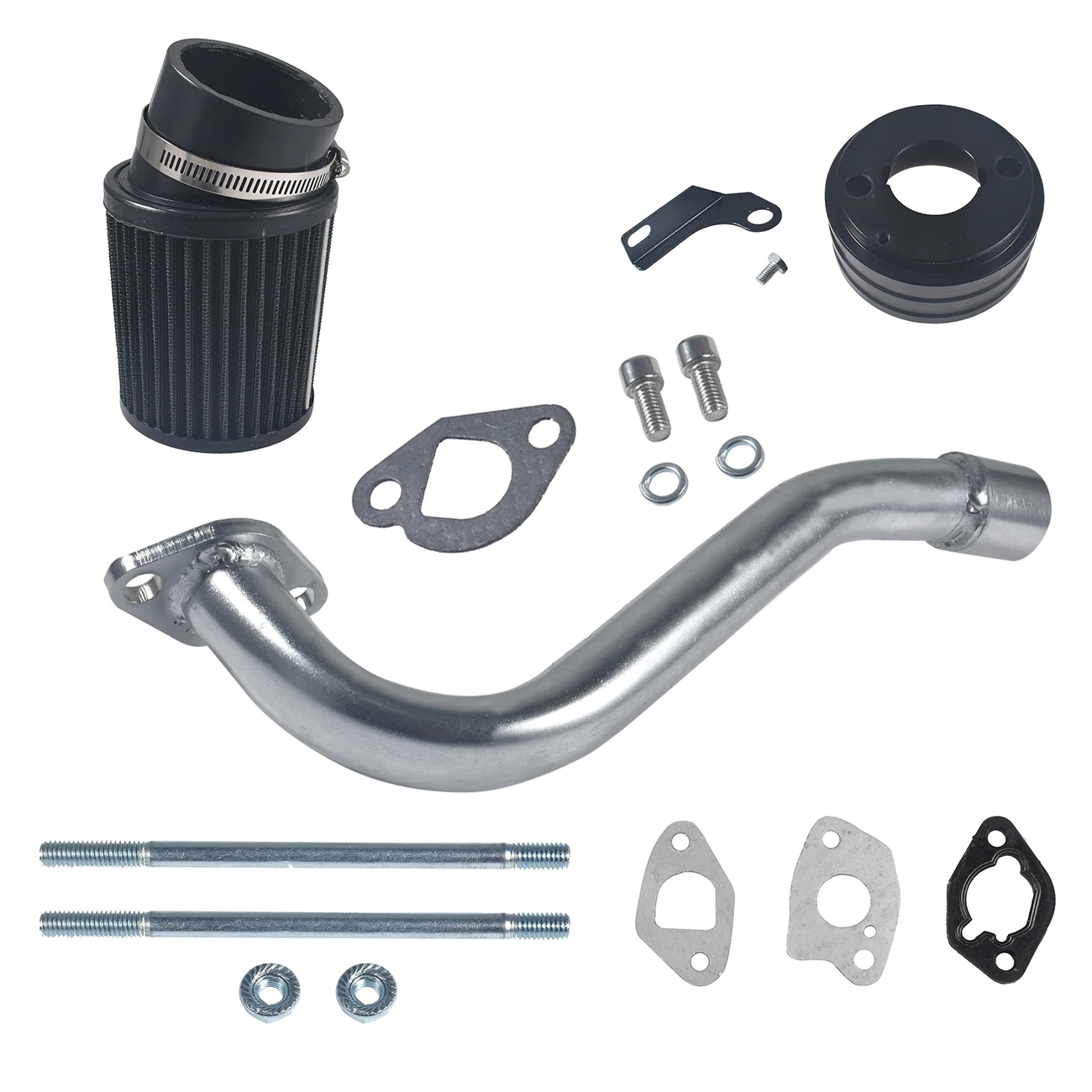 Exhaust Pipe Air Filter Adapter For Predator 212/196cc Coleman CT200U Go Kart US Buy on the