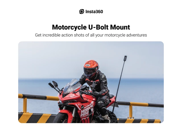 Insta360 X3 Motorcycle U-Bolt Mount Kit Insta360-X3 Kosovo