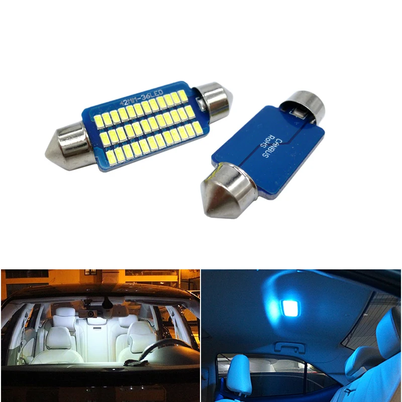 2x C5W C10W купол Canbus Led 31/36/39/41 мм festoon светодиодный внутренний светильник чтения