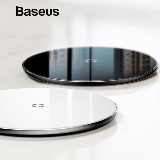 $US $14.99  Baseus 10W Qi Wireless Charger For iPhone XR XS Max X 8 Transparent Glass Wireless Charging Pad For