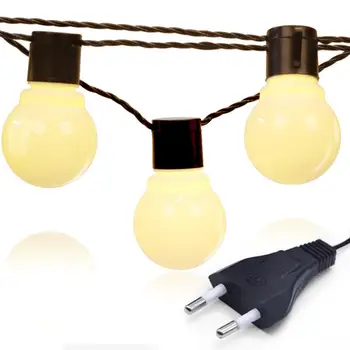 

Holiday Lamp string 5M 10M Fairy Garland Ball LED String Light Operated Christmas Wedding Party 220V 240V EU Plug