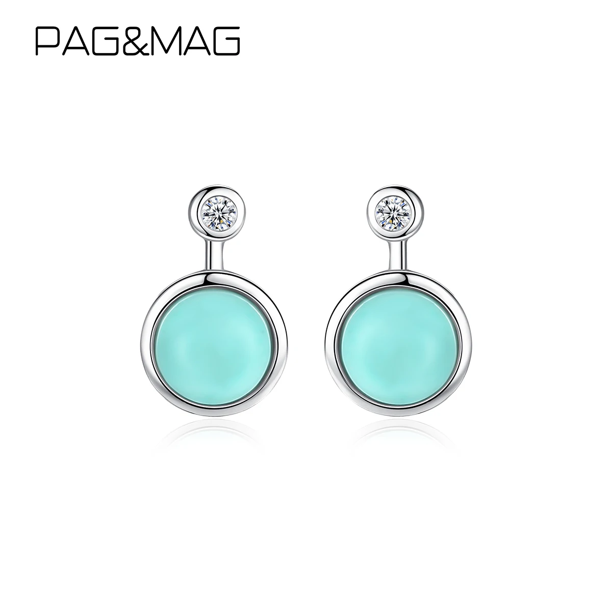 Женские серьги-гвоздики PAG &amp MAG богемные серьги из стерлингового серебра 925 пробы