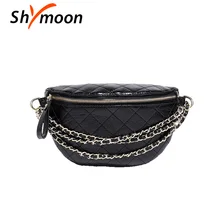SHYMOON, модные женские поясные сумки, роскошные брендовые дизайнерские сумки на пояс, кожаная нагрудная сумка, кожаные сумки на плечо, поясная сумка, сумки на пояс