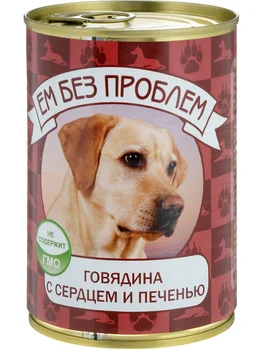 

Eat no problem Canned Dog (паштет), beef, heart and liver, 410g.