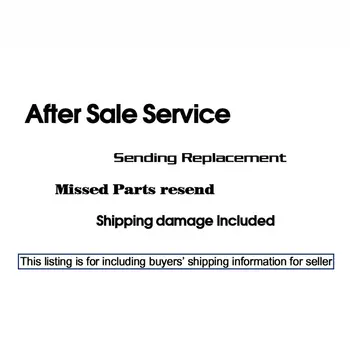 

RESEND FOR MISTAKE AND MISSED PARTS BY CHINA POST OR ALIEXPRESS STANDARD SHIPPING