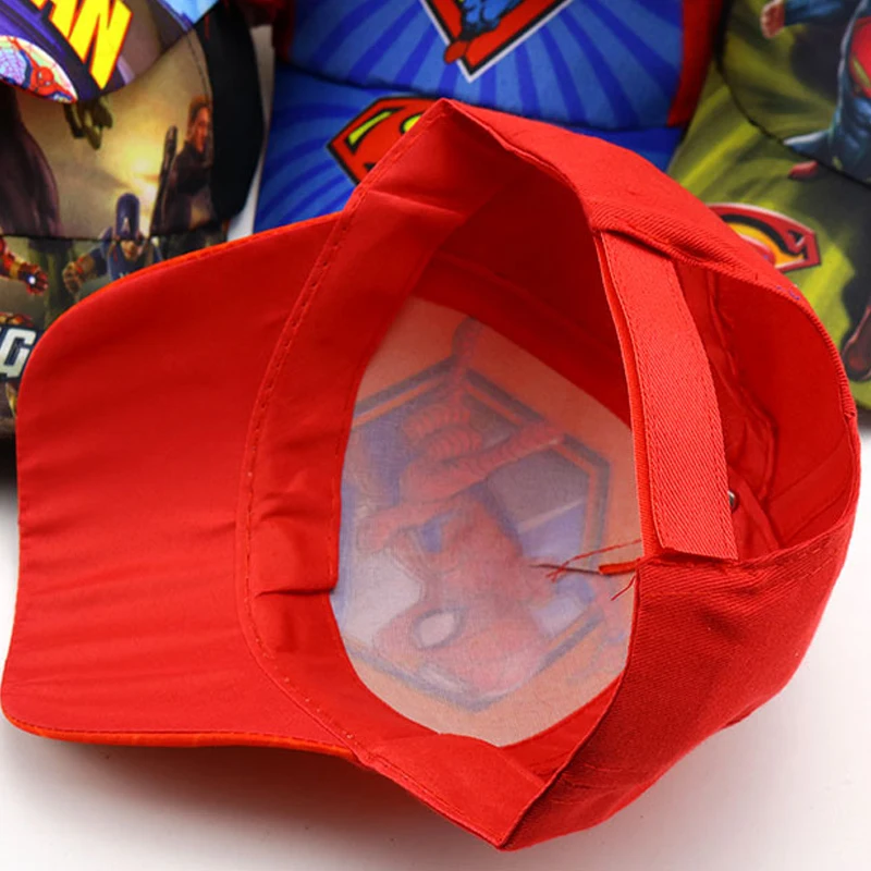 Disney Anime Spiderman Kids Baseball Caps For Boys Girls Children Hip Hop Sun Hat Mickey Mouse Fashion Outdoor Toddler Baby Hats 2
