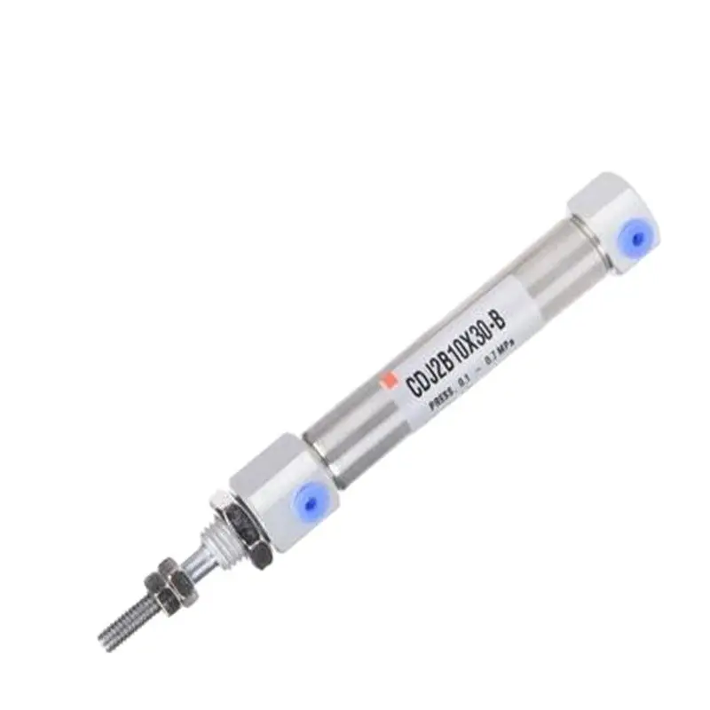 

Pneumatic Small Stainless Steel Mini Cylinder Micro Pen Needle Type CDJ2B10-5 10 15 20 25 30-B