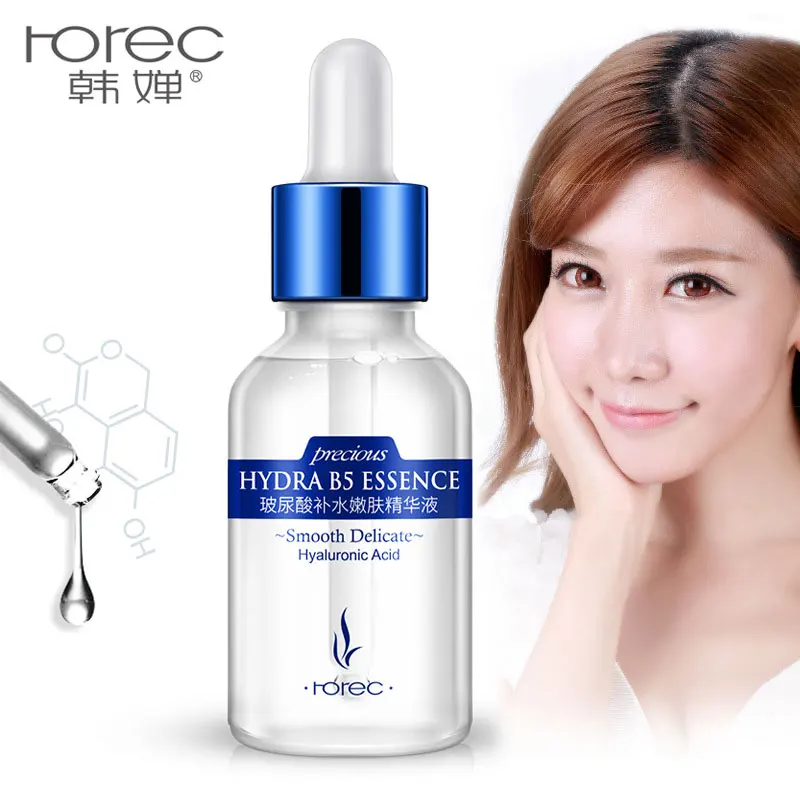 

ROREC Hyaluronic Acid Face Serum Facial Whitening Anti-Wrinkle Repair Liquid Face Care Acne Scar Removal Shrink Pores Cream