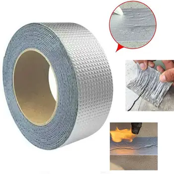 

Butyl Tape Outdoor Waterproof Plugging Repair Tape Roof Tent Trapping Tape Filling Sealant Tape Caulking Tape 5x50CM/10x50CM