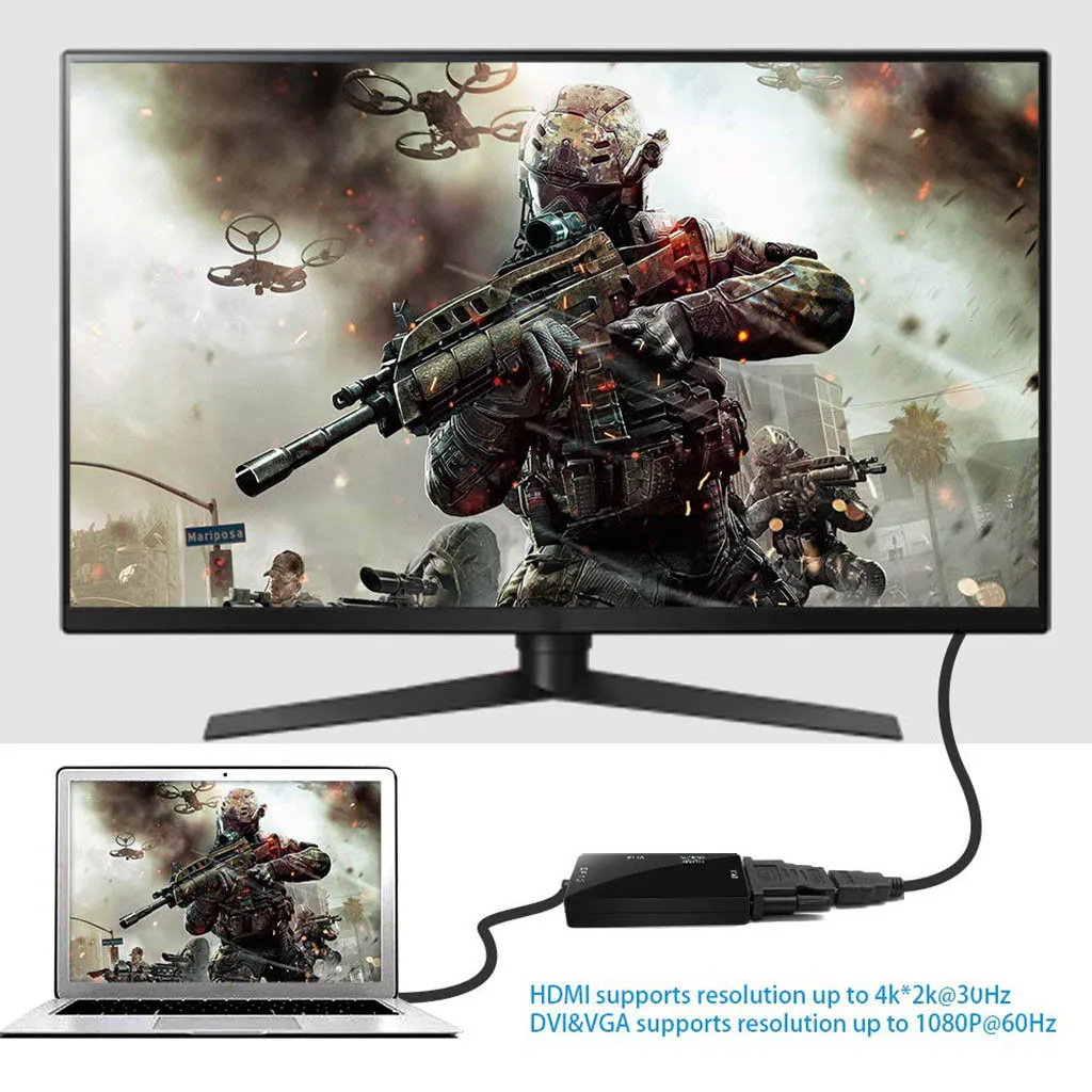 Ouhaobin 3 в 1 Дисплей порт 2 DP к HDMI DVI VGA Кабель адаптер 1080P дисплей конвертер разъем| |
