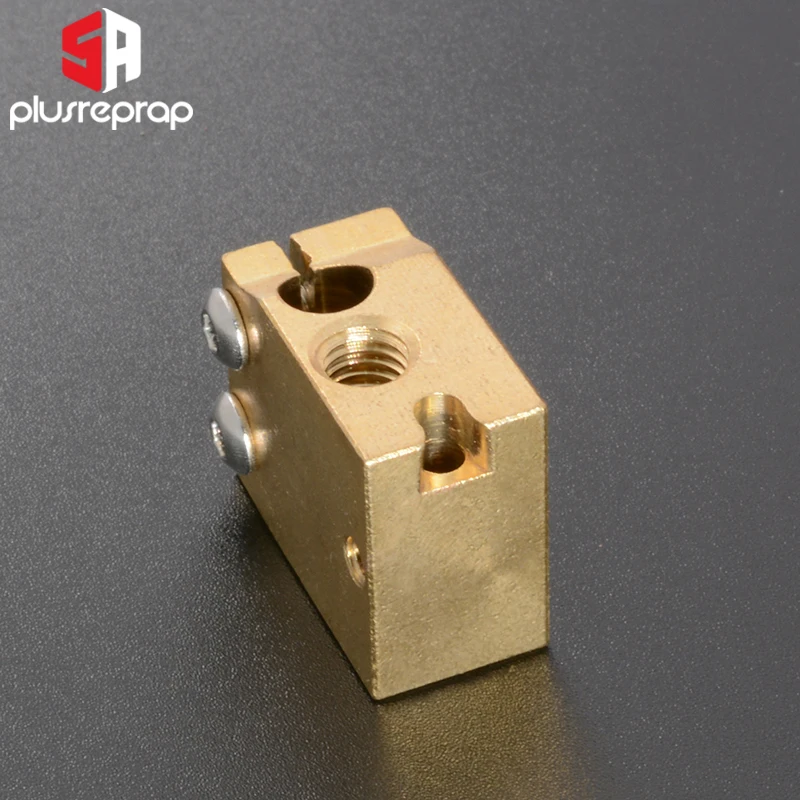 Латунный нагревательный блок Volcano для V6 HOTEND fit 3 мм PT100 HT-100K термистор картридж датчик термопары Высокая температура блок