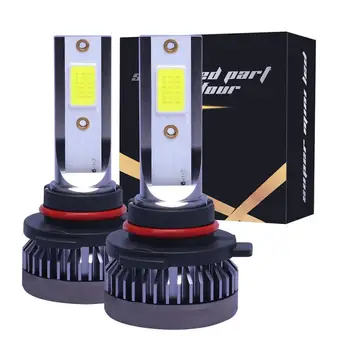 

2PCS Decorative Lamp Car Lights COB 9005 HB3 120W 26000LM LED Car Headlight Kit Turbo Light Bulbs 6000K White Light Accessories