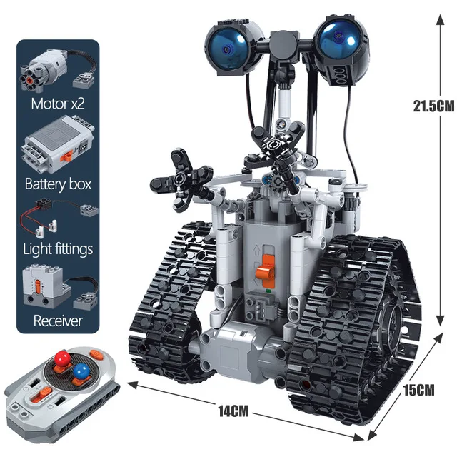 408 шт. ERBO креативный технический RC набор роботов Электрический строительный блок