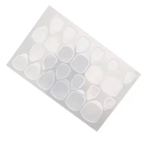 Closing 24Pcs Double Sided Adhesive Glue Tapes Nail Art Tabs Clear Manicure for Fake Tip False Nails Make up Supplies - Цвет: Closing