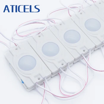 

20PCS 220V LED Modules SMD 2835 6LEDs IP65 Waterproof LED Module Lights With Lens No Need Driver For Advertising Backlight