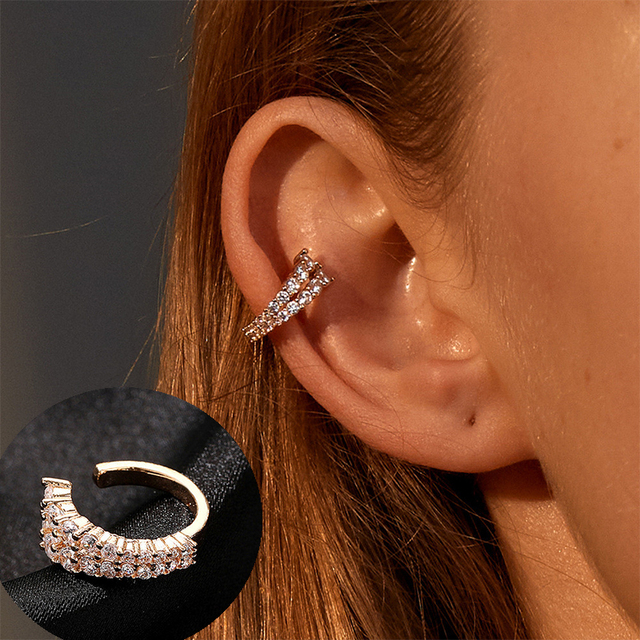 Helix Cartilage Conch Fake Without Piercing Cuff Earring Earcuff Wrap Rock Earring Cuff No Piercing Women Clip Adjustable
