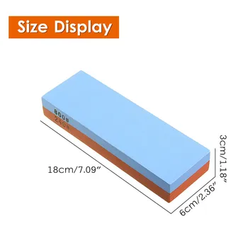

Knife Sharpener Stone Kitchen Double Sided Sharpening Grinding Stone Waterstone Dual Whetstone 240/800 600/1500 2000/5000 Grit