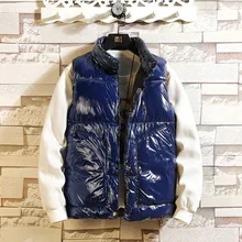 Хлопковый жилет для влюбленных мужчин, светильник, одежда с ворсом, обои, Свободное пальто для отдыха, мужской утепленный жилет