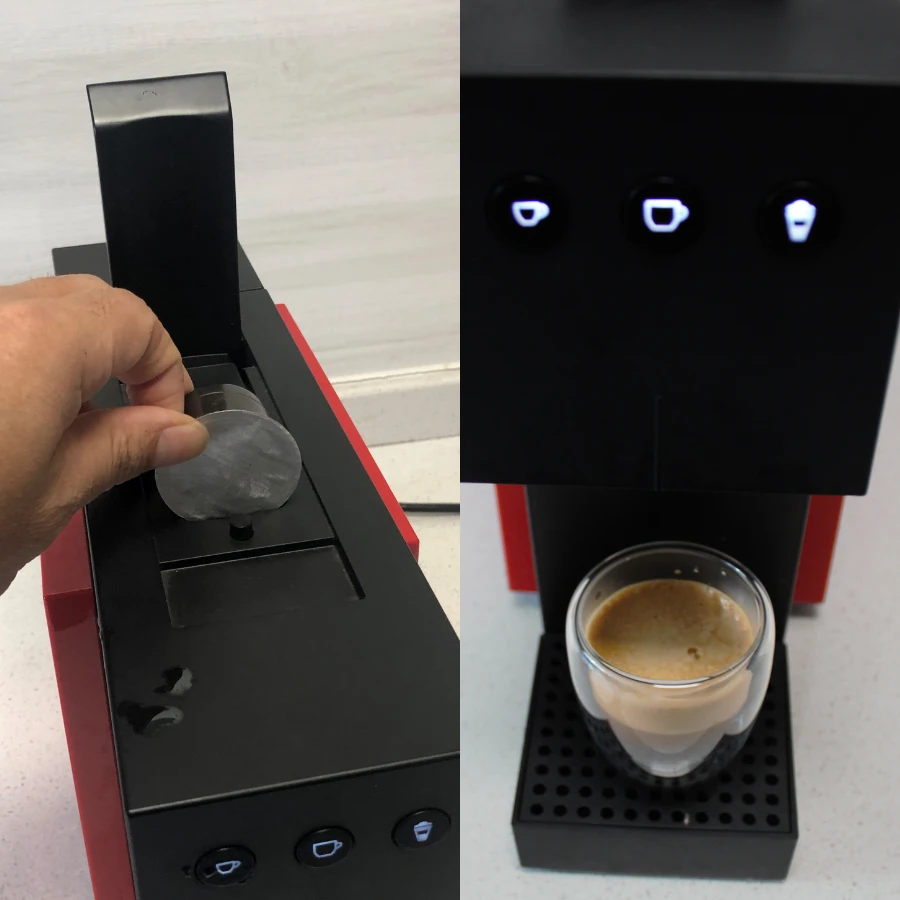 Многоразовая наклейка из алюминиевой фольги CAPSULONE, совместимая с капсулами caffitaly, Cafissimo, K-fee (art.: 3920b2f3dd97b) - 3920b2f3dd97b