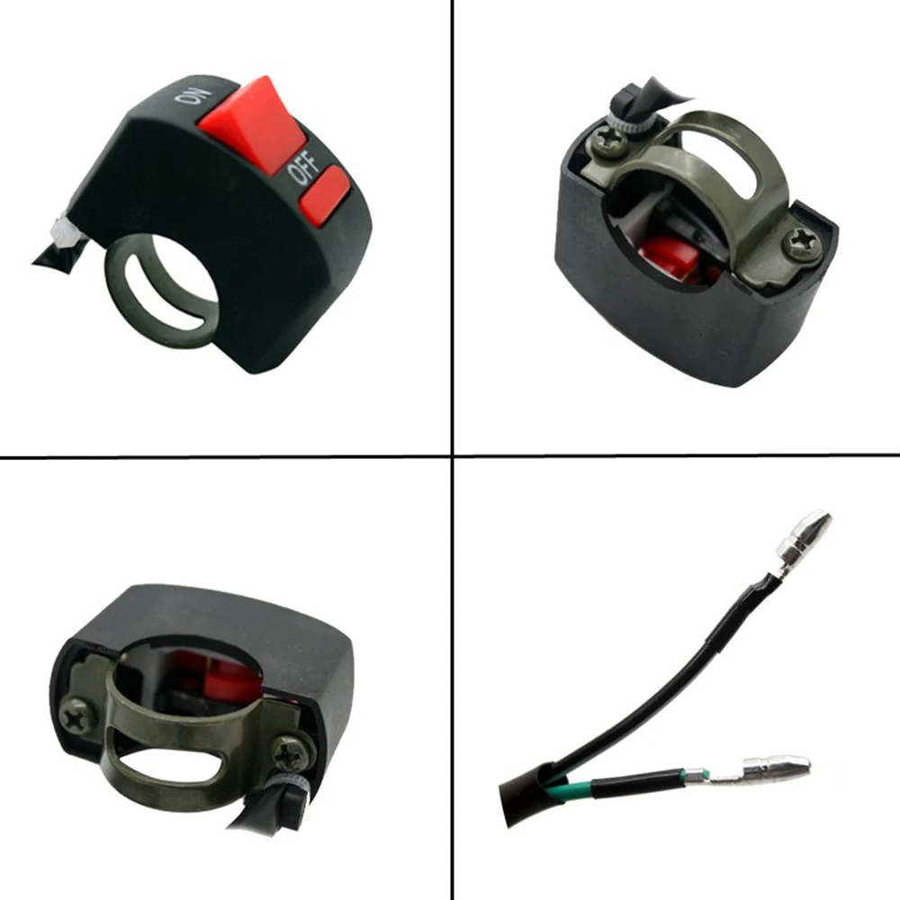 Motorbike Accessories Universal Motorcycle Switches Handlebar Switch Button ON-OFF for 12V U5 Headlight LED Light Spotlight